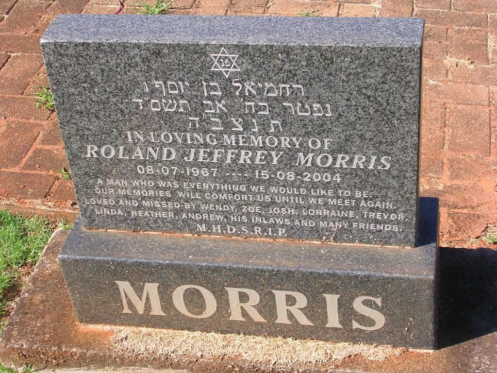 MORRIS Roland Jeffrey 1967-2004