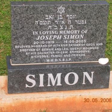 SIMON Joseph 1919-2005