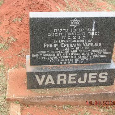 VAREJES Philip 1925-1992