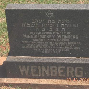 WEINBERG Minnie -1988