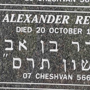 REUBEN Alexander -1901