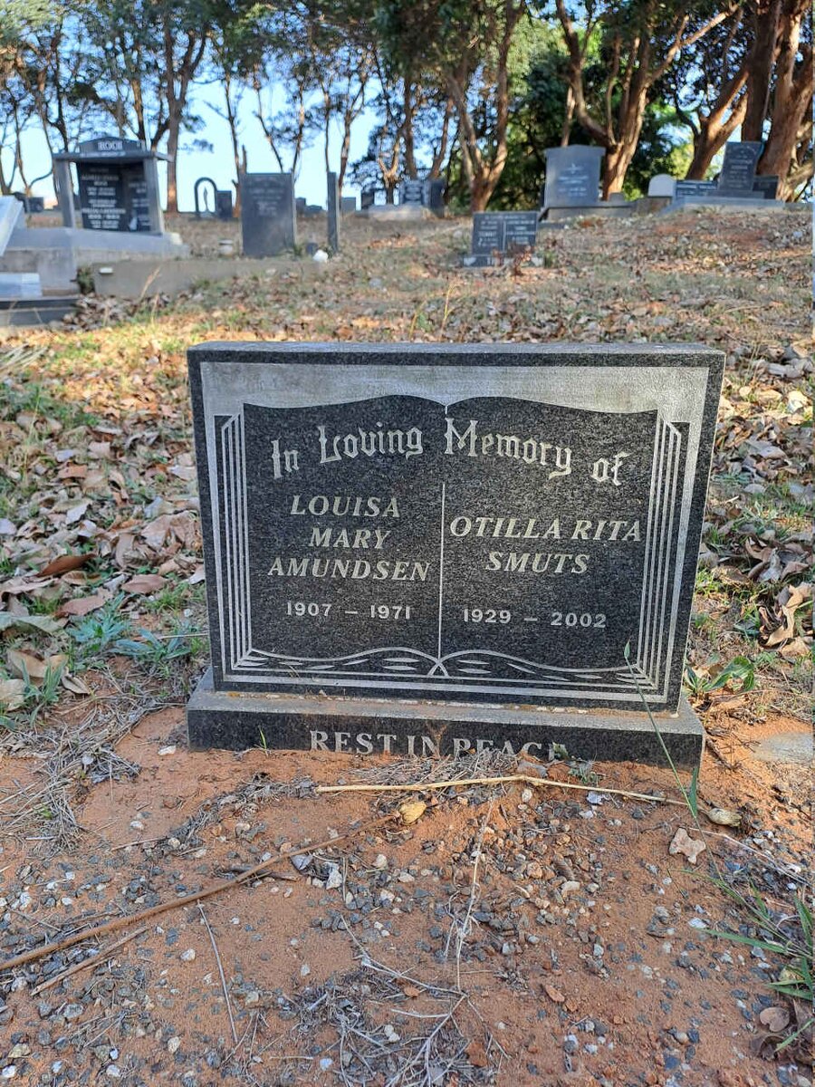 AMUNDSEN Louisa Mary 1907-1971 :: SMUTS Otilla Rita 1929-2002