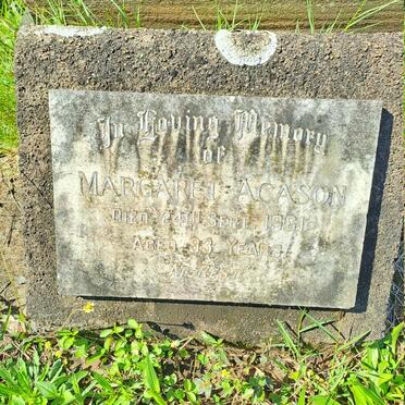 ACASON Margaret -1961