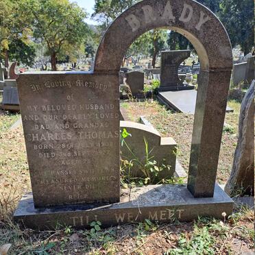 BRADY Charles Thomas 1902-1977