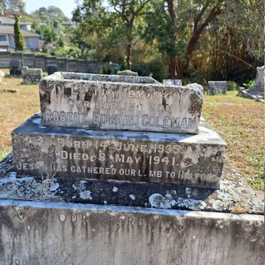 COLEMAN Robert Edward 1935-1941