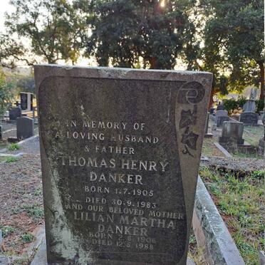 DANKER Thomas Henry 1905-1983 & Lilian Martha 1906-1988