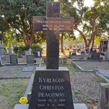 DEACONOS Kyriacos Christos 1919-1985 & Myrianthi 1933-2021