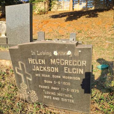 ELGIN Helen Mc Gregor Jackson 1930-1979