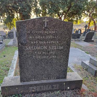 ESKINAZI Salomon Nessim 1917-1983