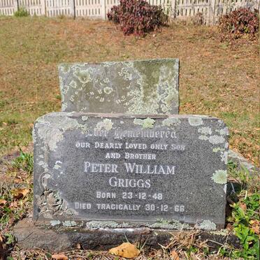 GRIGGS Peter William 1948-1966