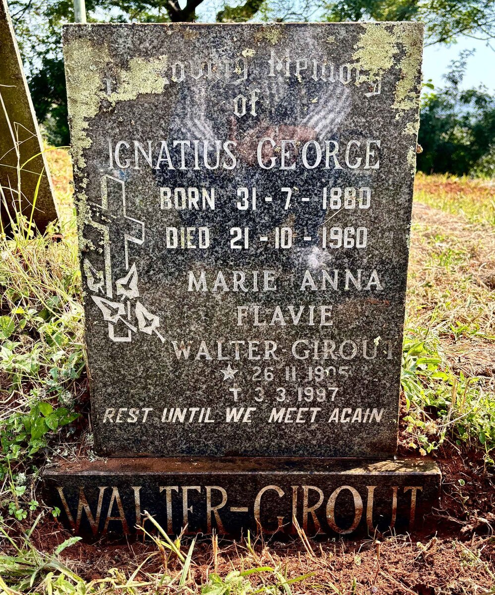 GIROUT Ignatius George, WALTER 1880-1960