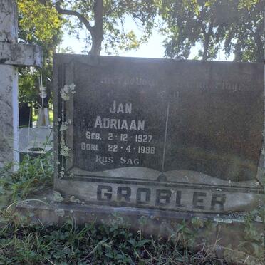 GROBLER Jan Adriaan 1927-1988