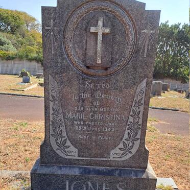 JONES Marie Christina -1949