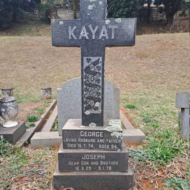 KAYAT George -1974 :: KAYAT Joseph 1929-1978