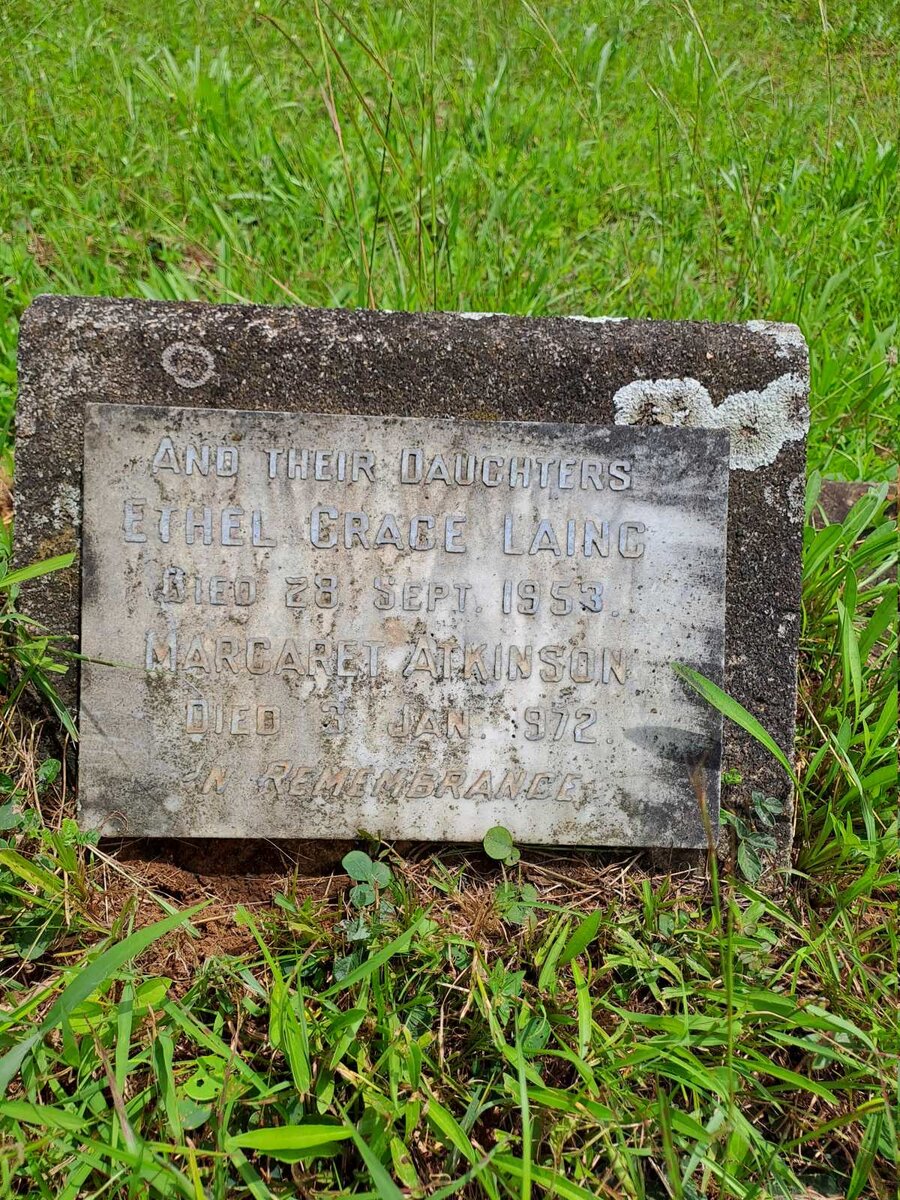 LAING Ethel Grace -1953 :: ATKINSON Margaret -1972