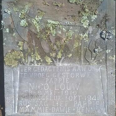 LOUW Nico 1910-1941