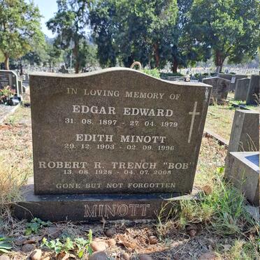MINOTT Edgar Edward 1897-1979 & Edith 1903-1996 :: MINOTT Robert R. Trench 1928-2008