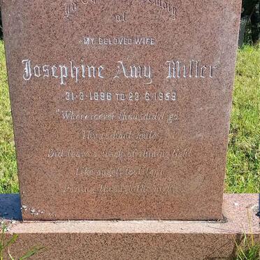 MILLER Josephine Amy 1896-1959
