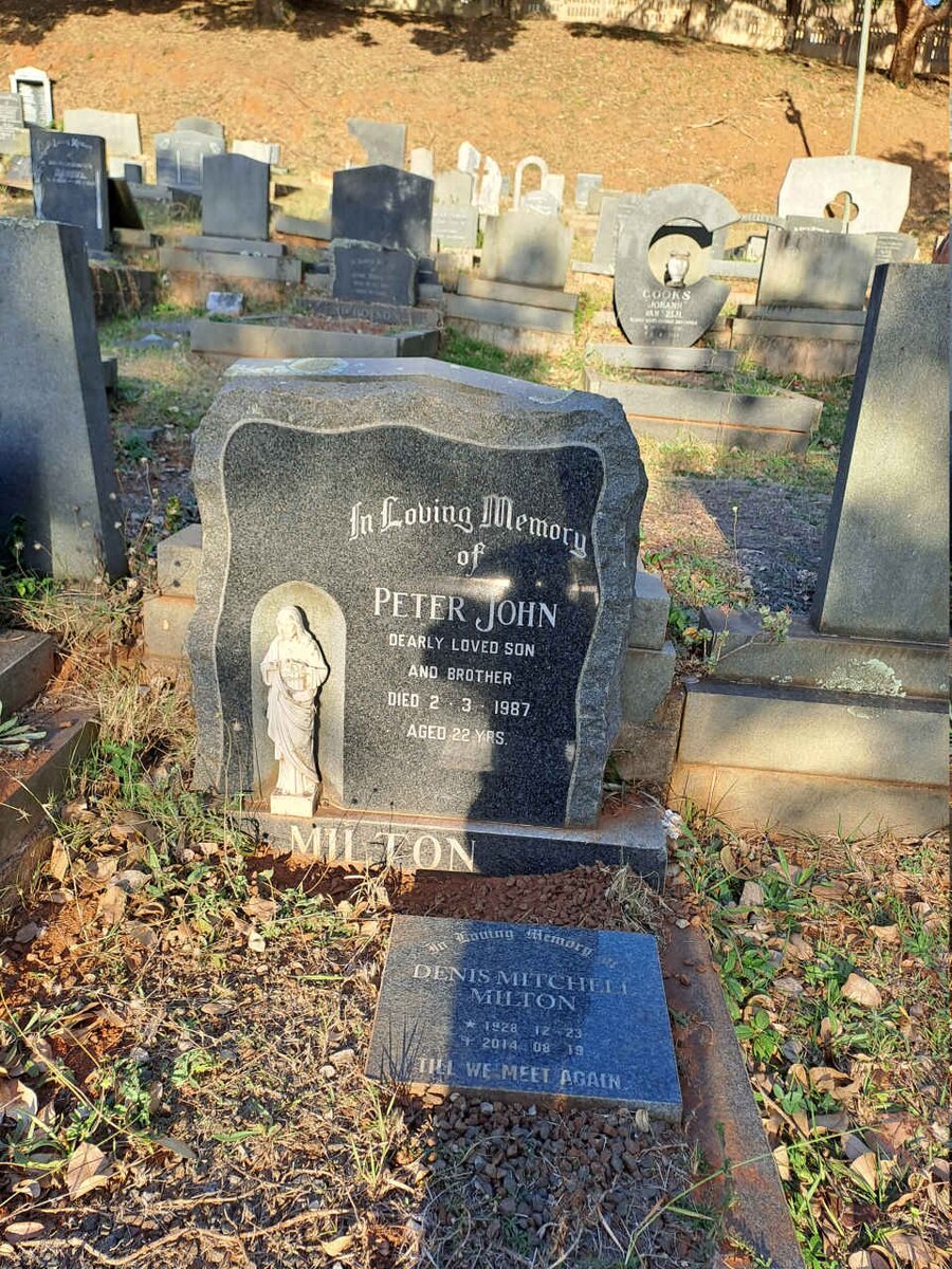 MILTON Peter John -1987 :: MILTON Denis Mitchell 1928-2014