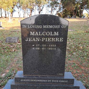 MALCOLM Jean-Pierre 1953-2014