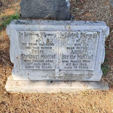 MOFFAT Peter Stewart -1938 & Annie Birnie -1949