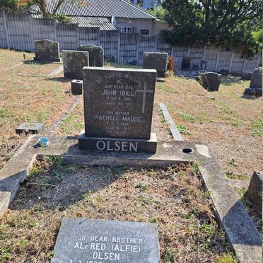 OLSEN John -1951 & Rachell Maude -1985 :: OLSEN Alfred 1932-1988