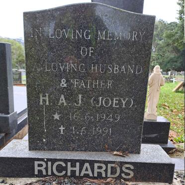 RICHARDS H.A.J. 1949-1991