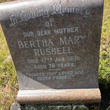 RUSSELL Bertha Mary -1971
