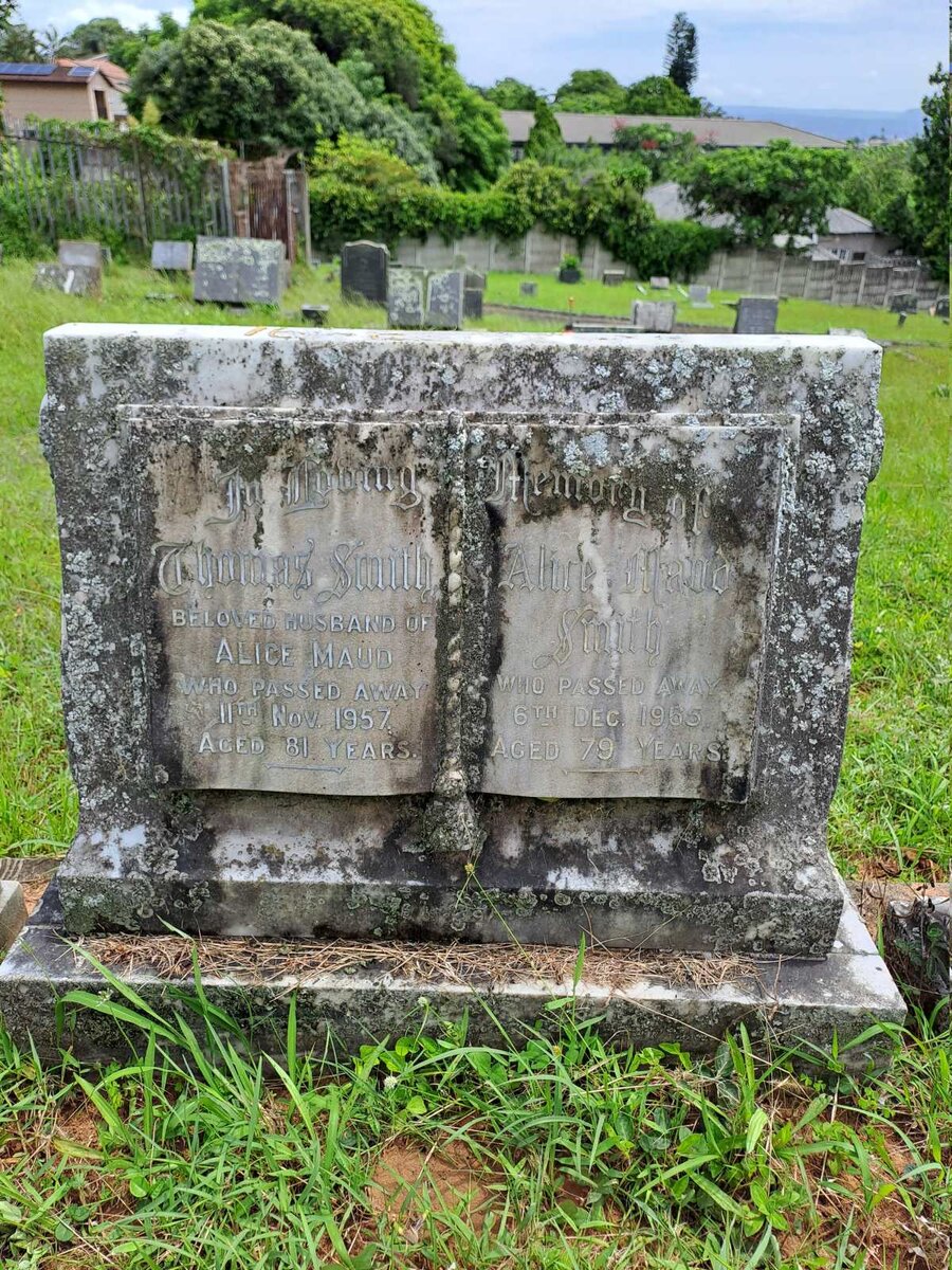 SMITH Thomas -1957 & Alice Maud -1965