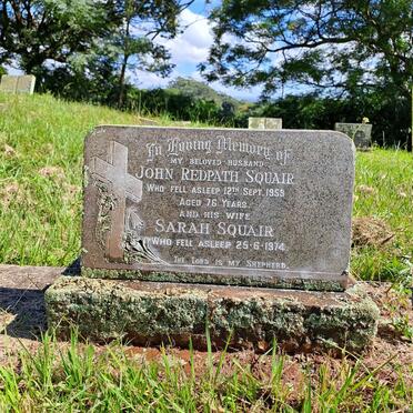 SQUAIR John Redpath -1959 & Sarah -1974