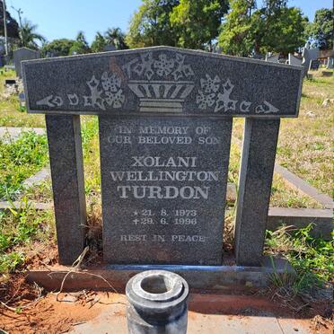 TURDON Xolani Wellington 1973-1996