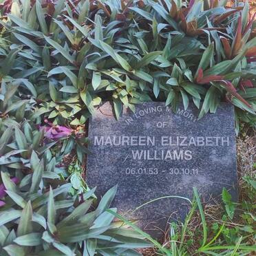 WILLIAMS Maureen Elizabeth 1953-2011
