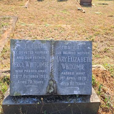 WHITCOMBE Percy -1952 & Mary Elizabeth -1970