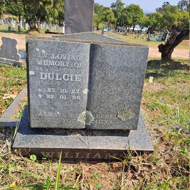 WILLIAMS Dulcie 1927-1996