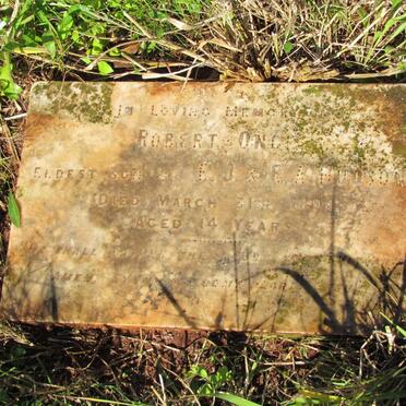 HUDSON Robert Onge  -1894