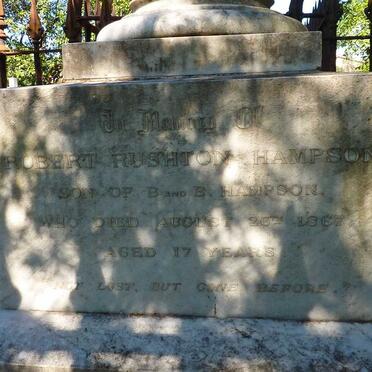 HAMPSON Robert Rushton -1867