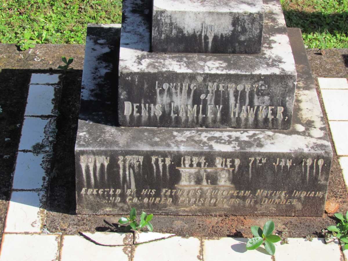HAWKER Denis Lamley 1894-1910