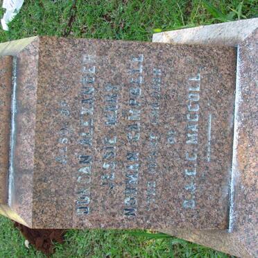 MACCOLL Duncan Alexander :: MACCOLL Jessie Mary :: MACCOLL Norman Campbell