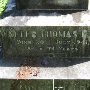 RYAN Walter Thomas -1941