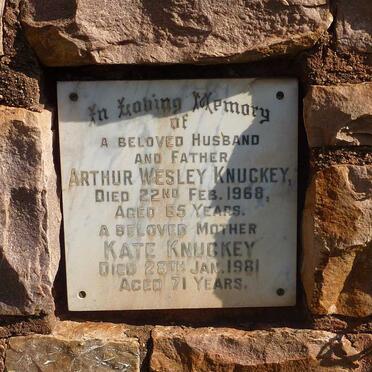 KNUCKEY Arthur Wesley -1968 &amp; Kate -1981