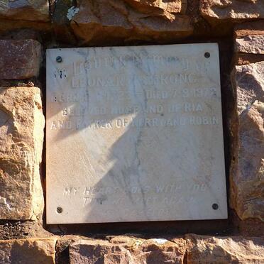 STRONG Leonard 1923-1972