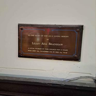 BRADSHAW Lilian Ada -1949