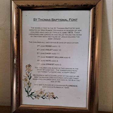 DICKINSON children -1873 :: DICKINSON Robert :: DICKINSON Mother -1918 :: DICKINSON Florence -1945