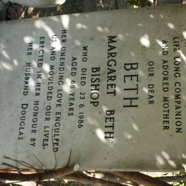 BISHOP Douglas William 1916-1999 &amp; Margaret Beth -1986 