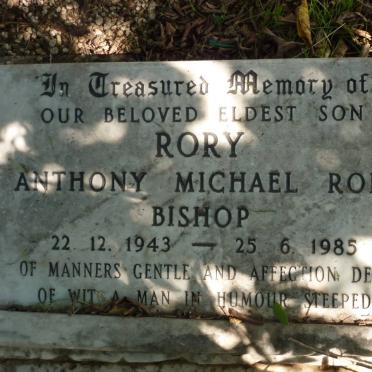 BISHOP Anthony Michael Rory 1943-1985