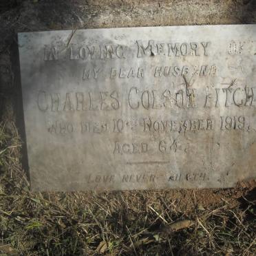 FITCH Charles Colson -1919