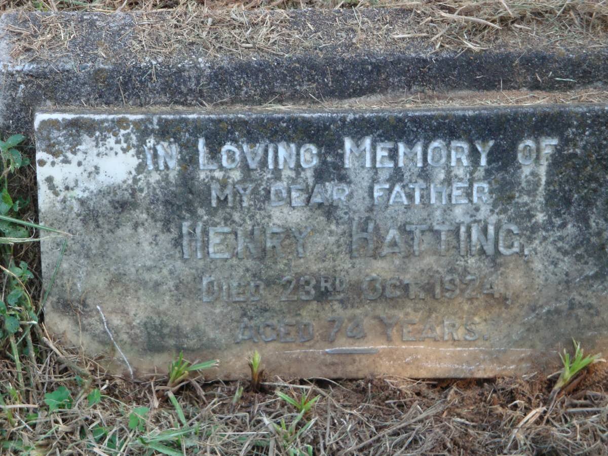 HATTING Henry -1924