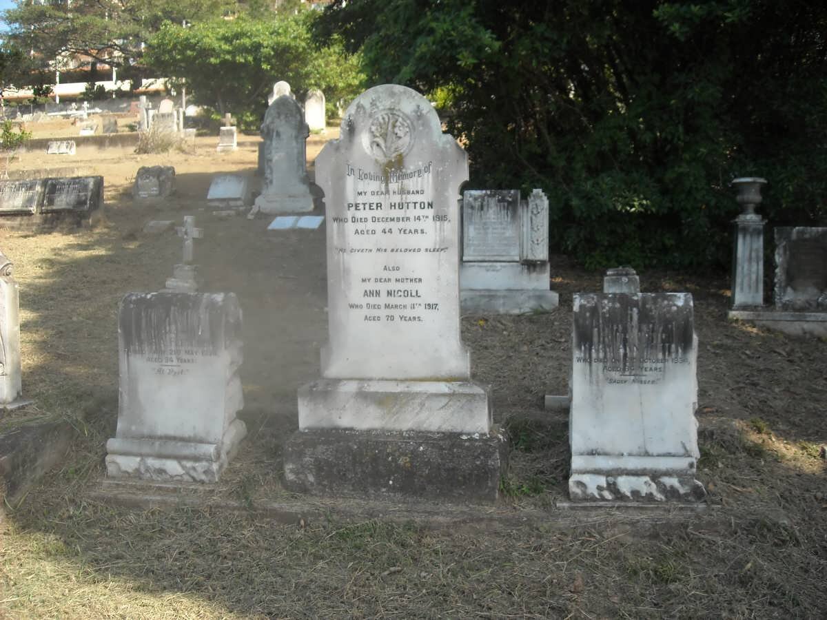 HUTTON Mary Ann -1934 :: FLETCHER Jean -1934 :: HUTTON Peter -1915 :: NICOLL Ann -1917