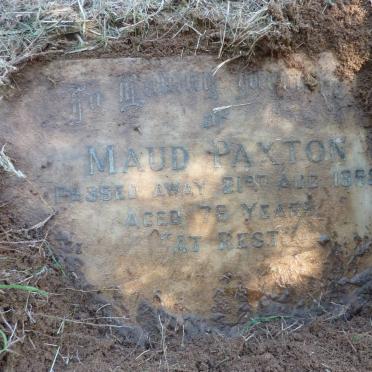 PAXTON Maud -1965