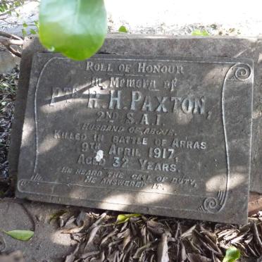 PAXTON R.H. -1917